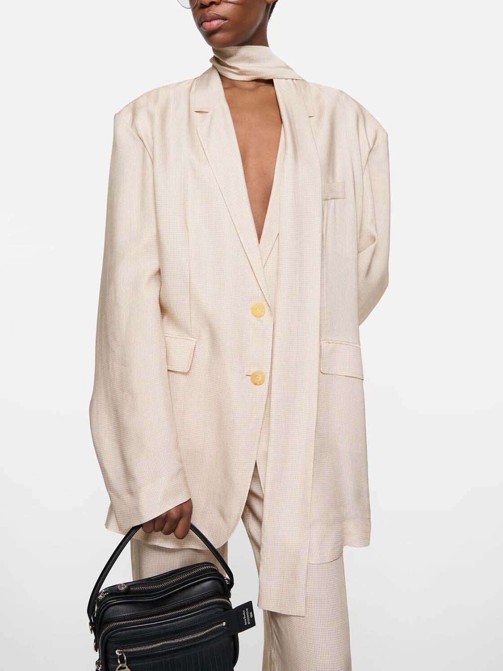 ACNE STUDIOS-Elegant single-breasted jacket-