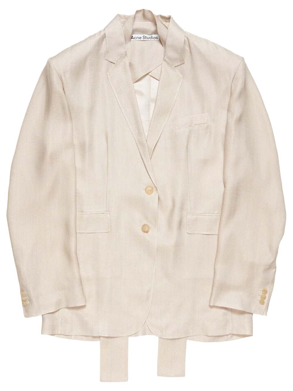 ACNE STUDIOS-Elegant single-breasted jacket-