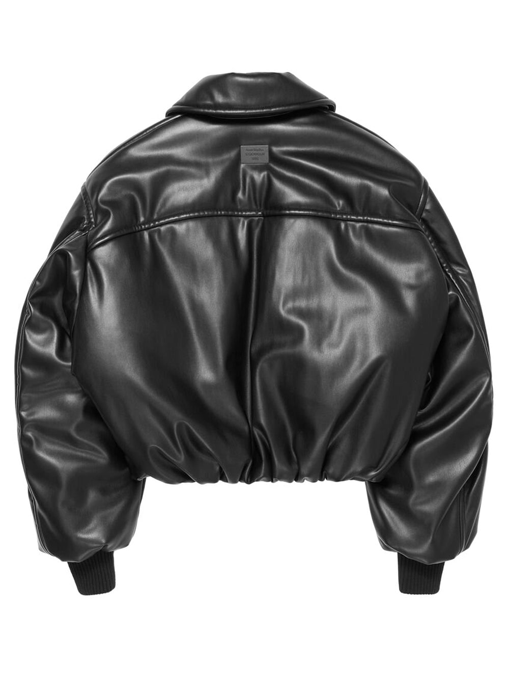 ACNE STUDIOS-Faux leather bomber jacket-