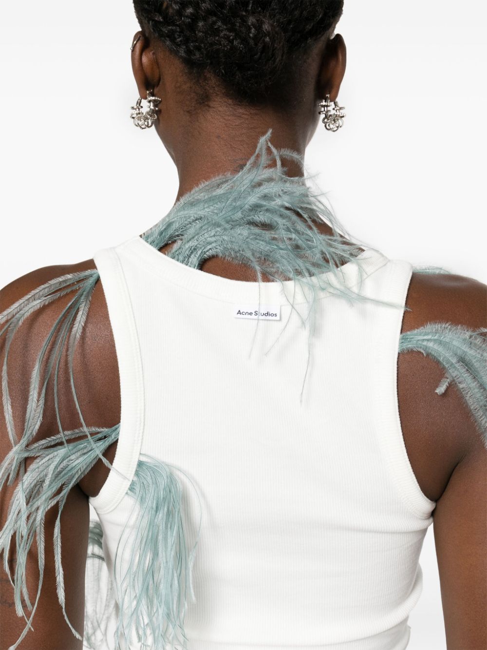 ACNE STUDIOS-FEATHER THANK TOP-