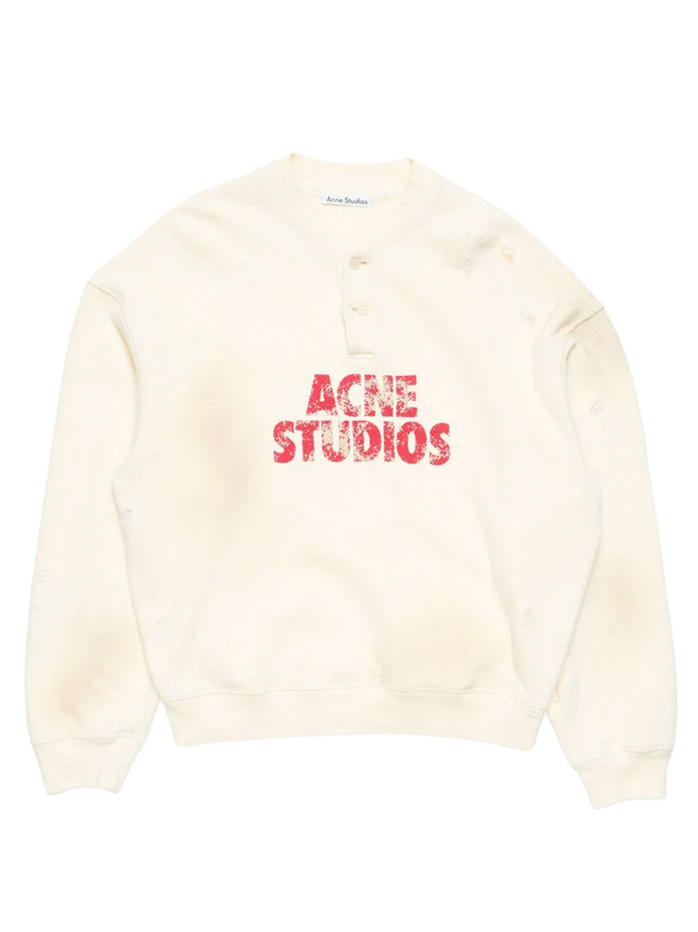 ACNE STUDIOS-Fleece Logo Sweatshirt-