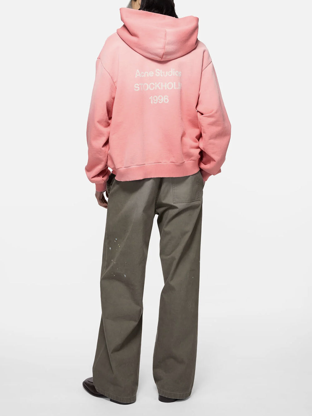 ACNE STUDIOS-Fleece Logo Sweatshirt-