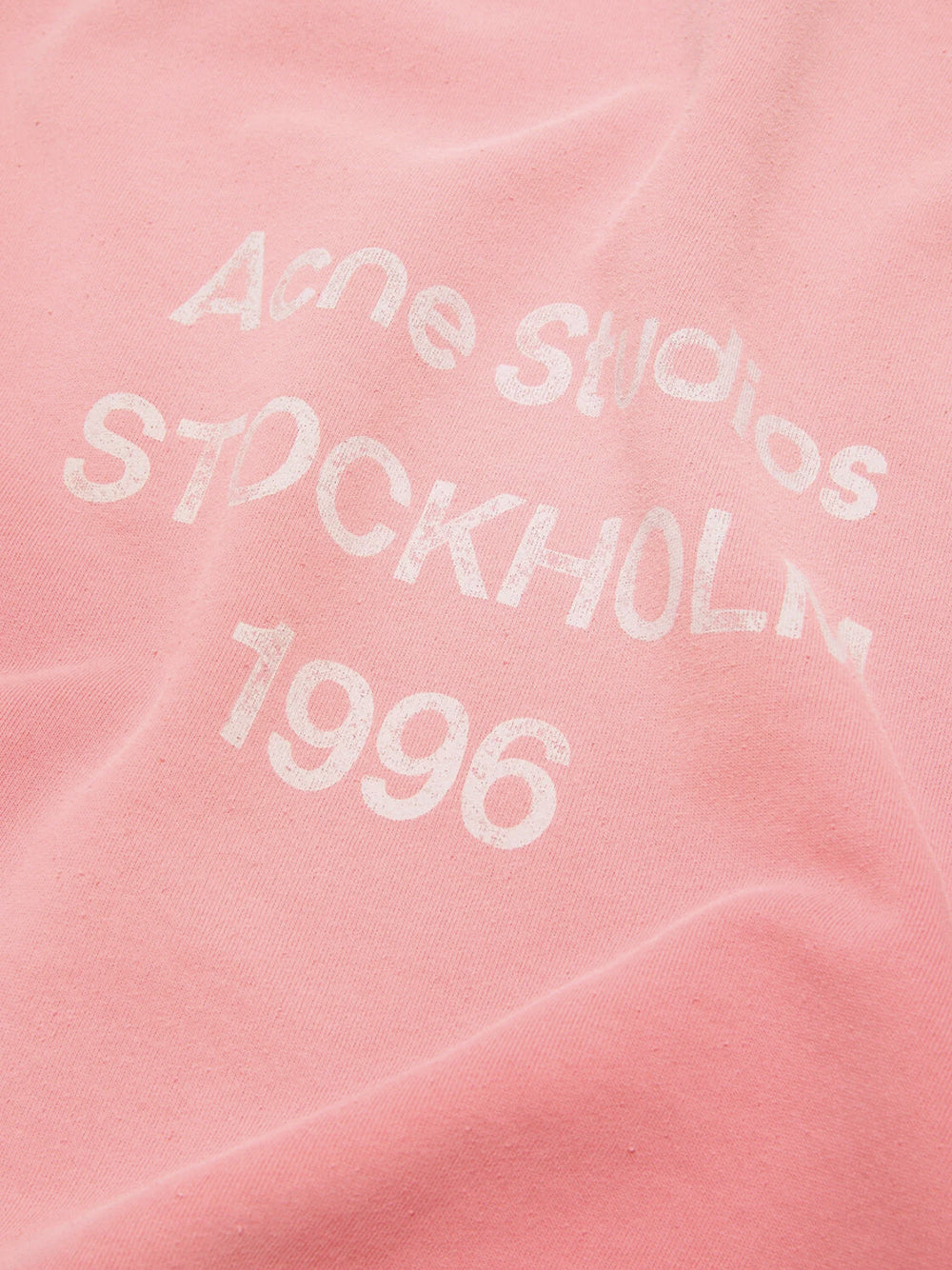 ACNE STUDIOS-Fleece Logo Sweatshirt-