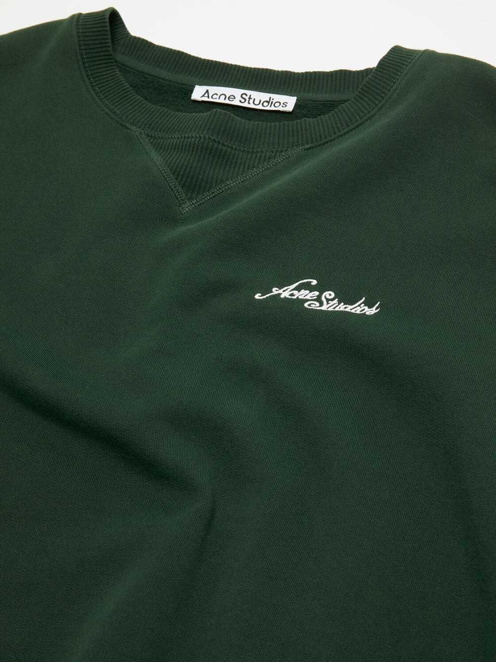 ACNE STUDIOS-Fleece sweatshirt with logo-