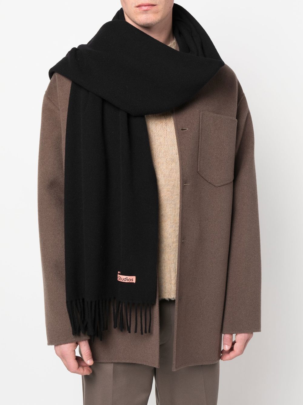 ACNE STUDIOS-HEAVY SCARF-CA0210 900