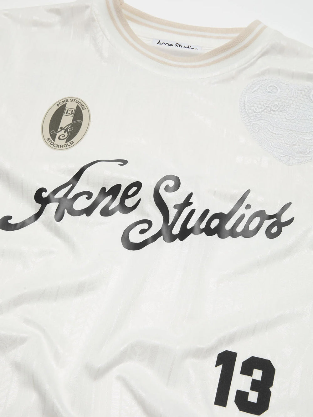 ACNE STUDIOS-Jersey sports top with logo-