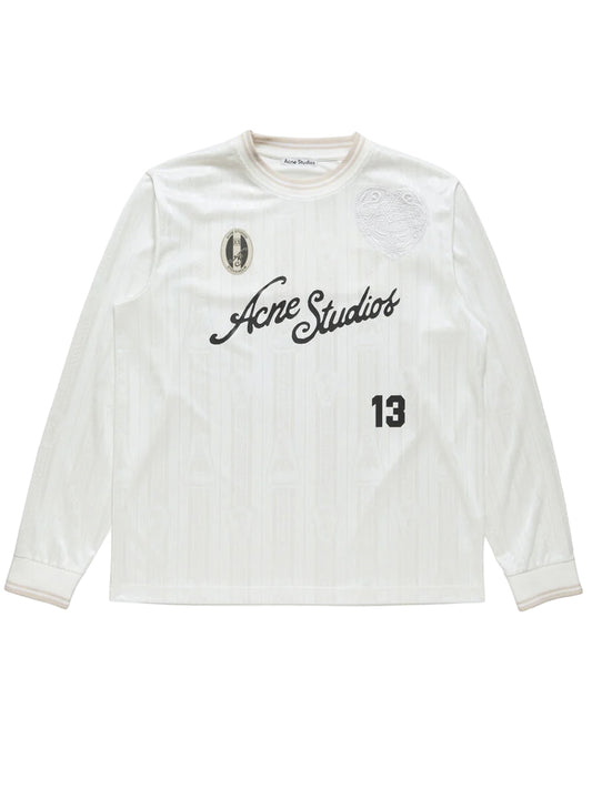 ACNE STUDIOS-Jersey sports top with logo-