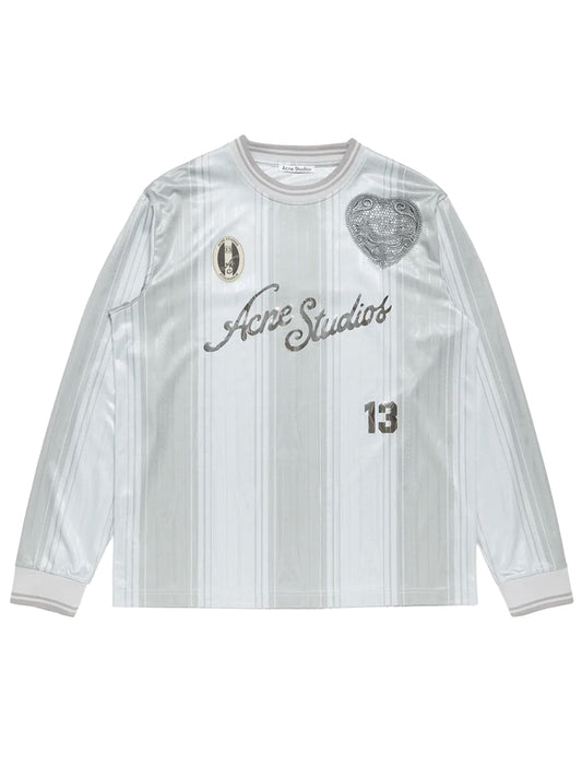 ACNE STUDIOS-Jersey sports top with logo-