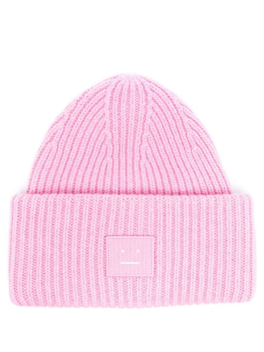 ACNE STUDIOS-Large face logo beanie-