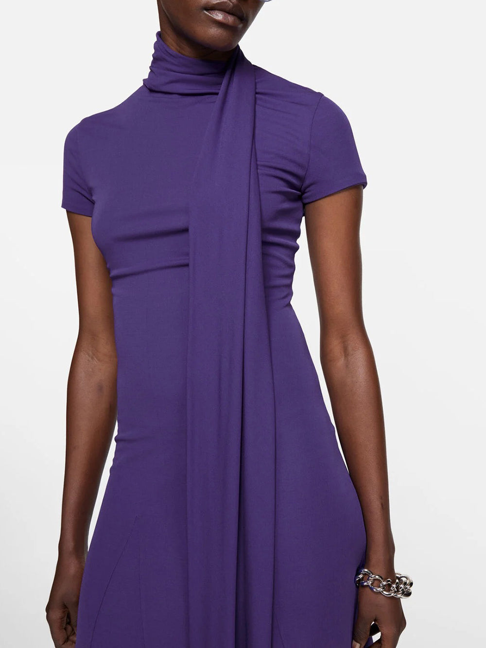 ACNE STUDIOS-Layered midi dress-