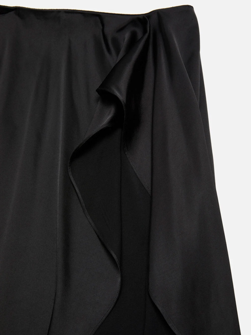 ACNE STUDIOS-Layered satin skirt-