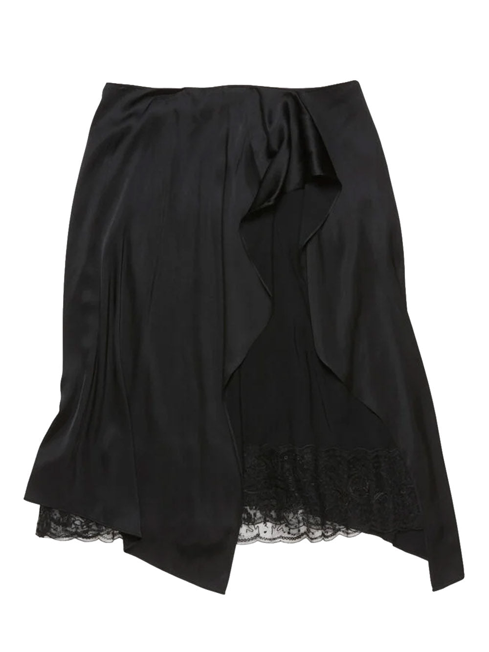 ACNE STUDIOS-Layered satin skirt-