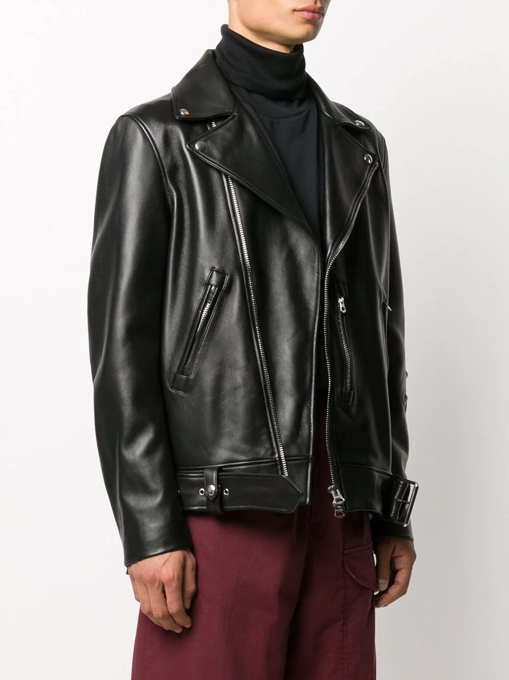 ACNE STUDIOS-LEATHER OUTERWEAR-B70075 900