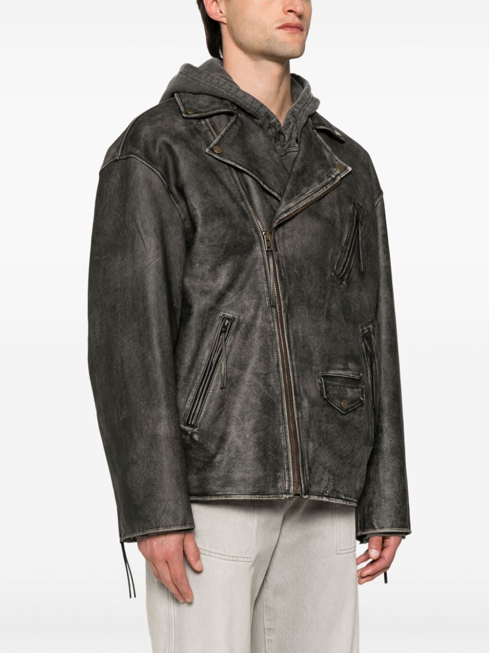 ACNE STUDIOS-LEATHER OUTERWEAR-