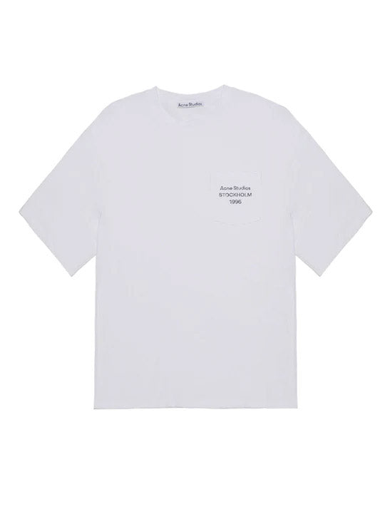 ACNE STUDIOS-Logo Organic Cotton T-Shirt-