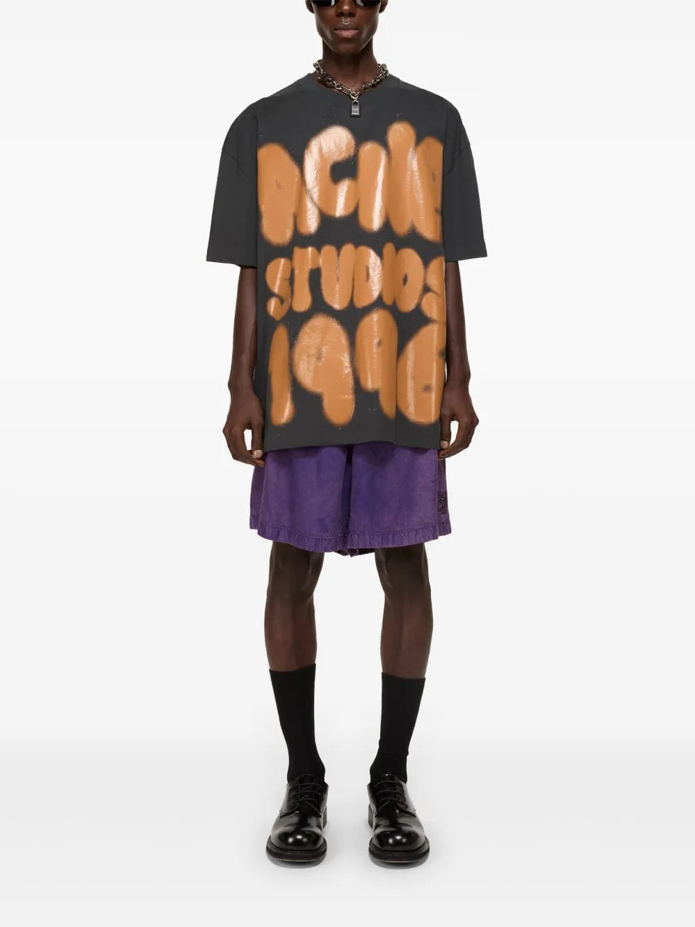 ACNE STUDIOS-WOVEN SHORTS-