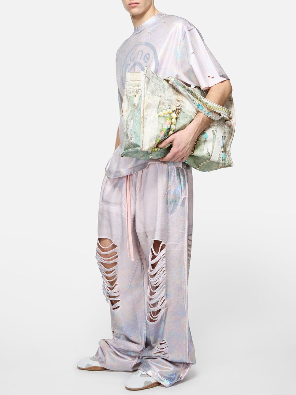 ACNE STUDIOS-Logo Shoulder Tote Bag-