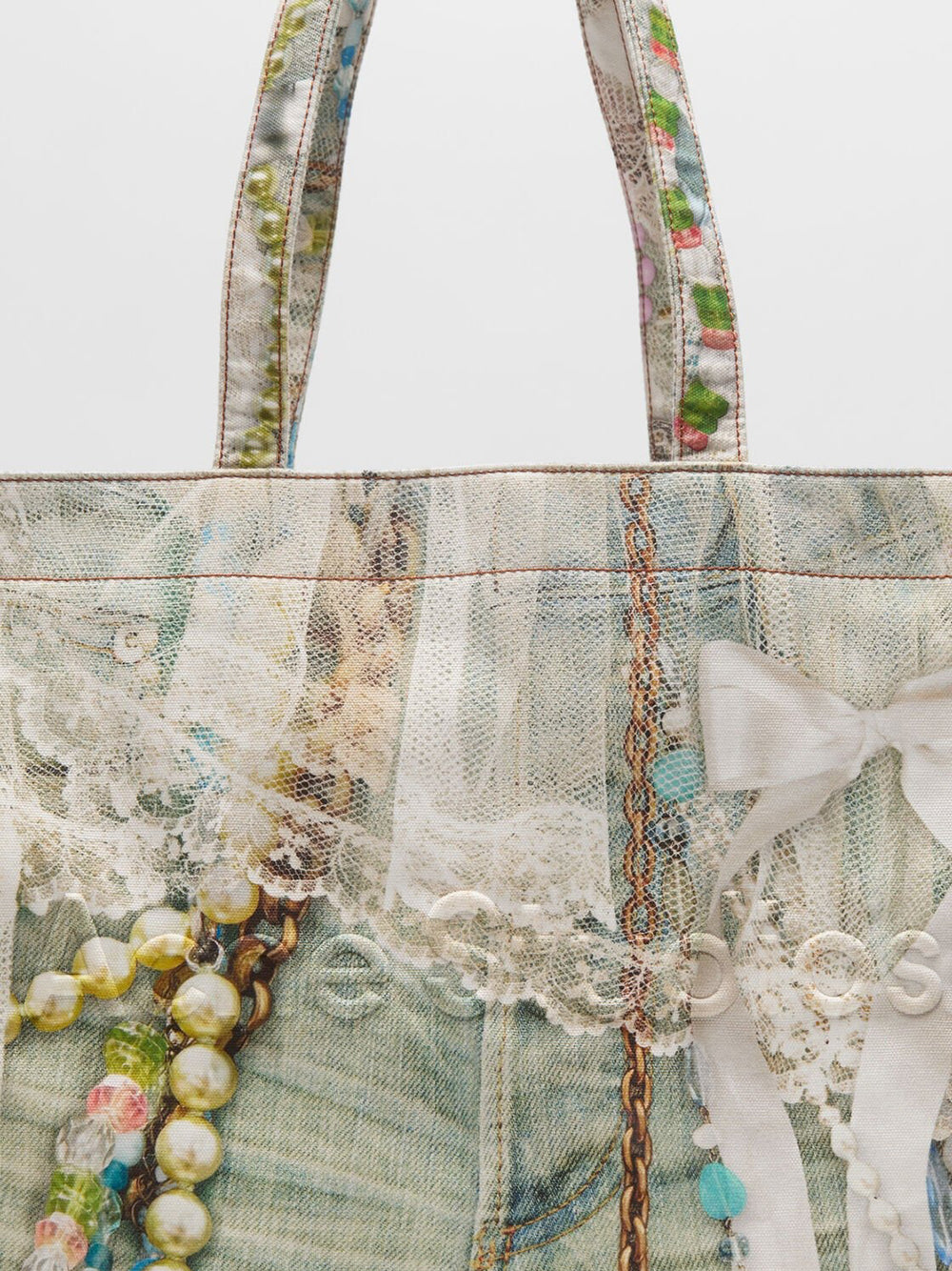 ACNE STUDIOS-Logo Shoulder Tote Bag-