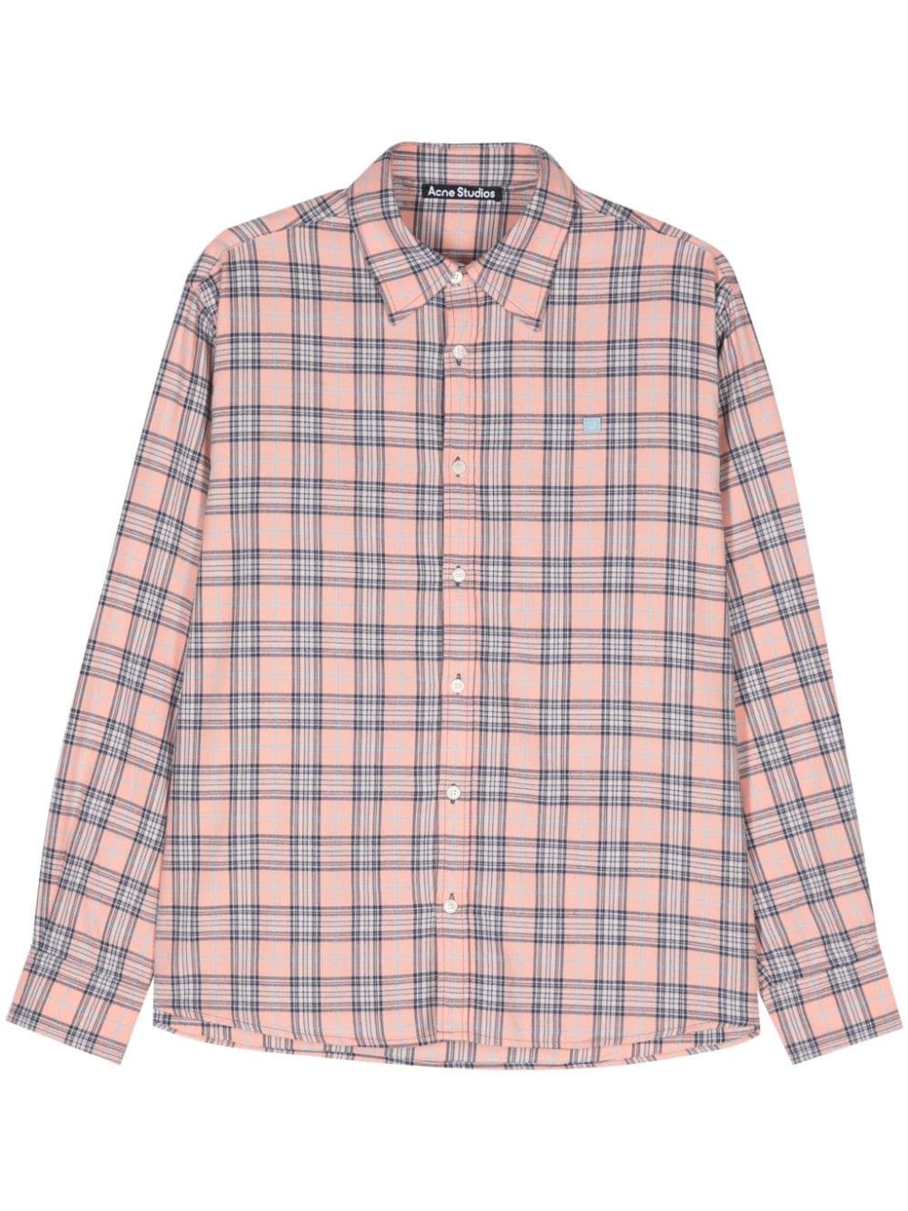 ACNE STUDIOS-LONG SLEEVE CHECKED SHIRT-CB0062 COG