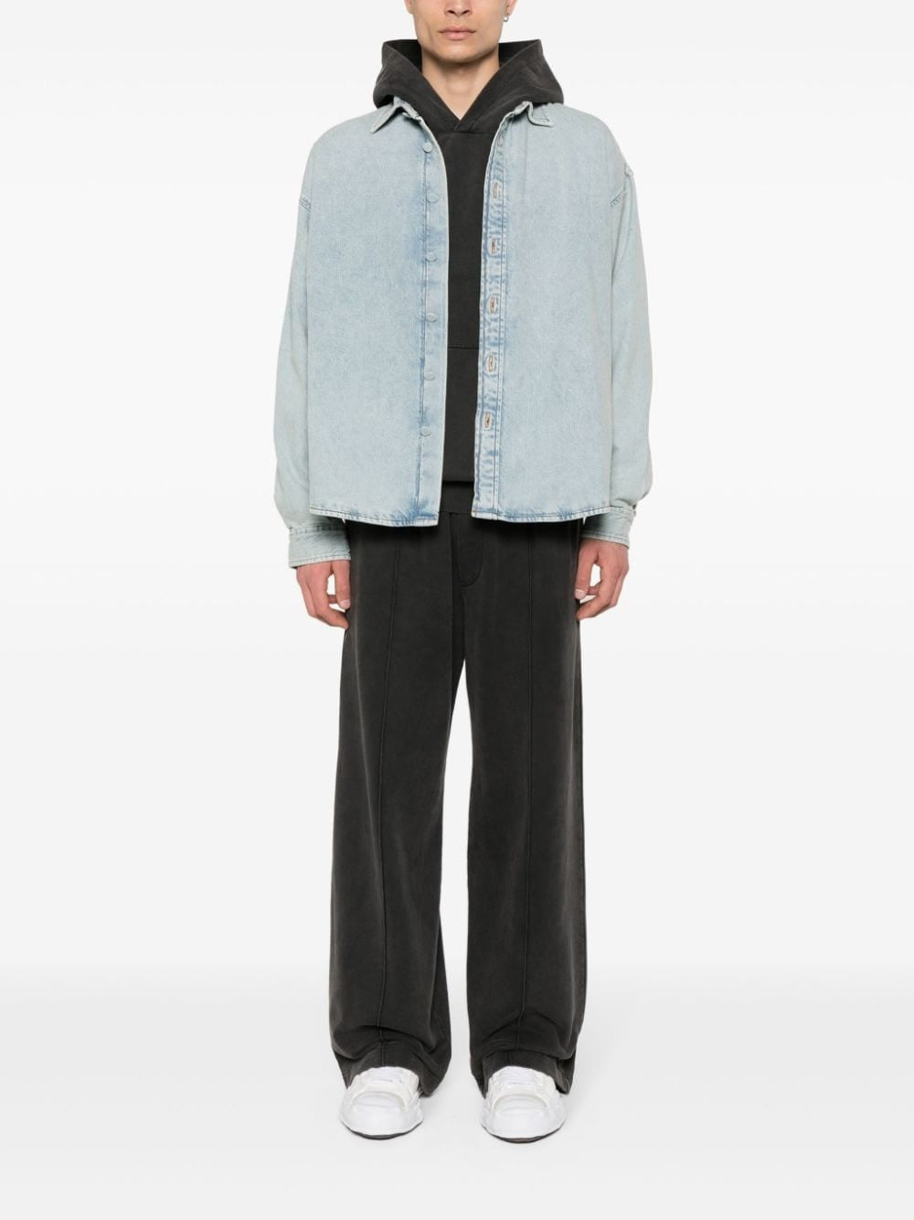 ACNE STUDIOS-LONG SLEEVE DENIM SHIRT-