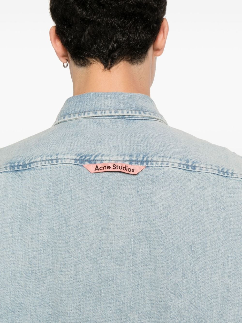 ACNE STUDIOS-LONG SLEEVE DENIM SHIRT-