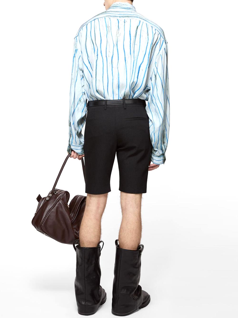 ACNE STUDIOS-Printed Button-up Shirt-