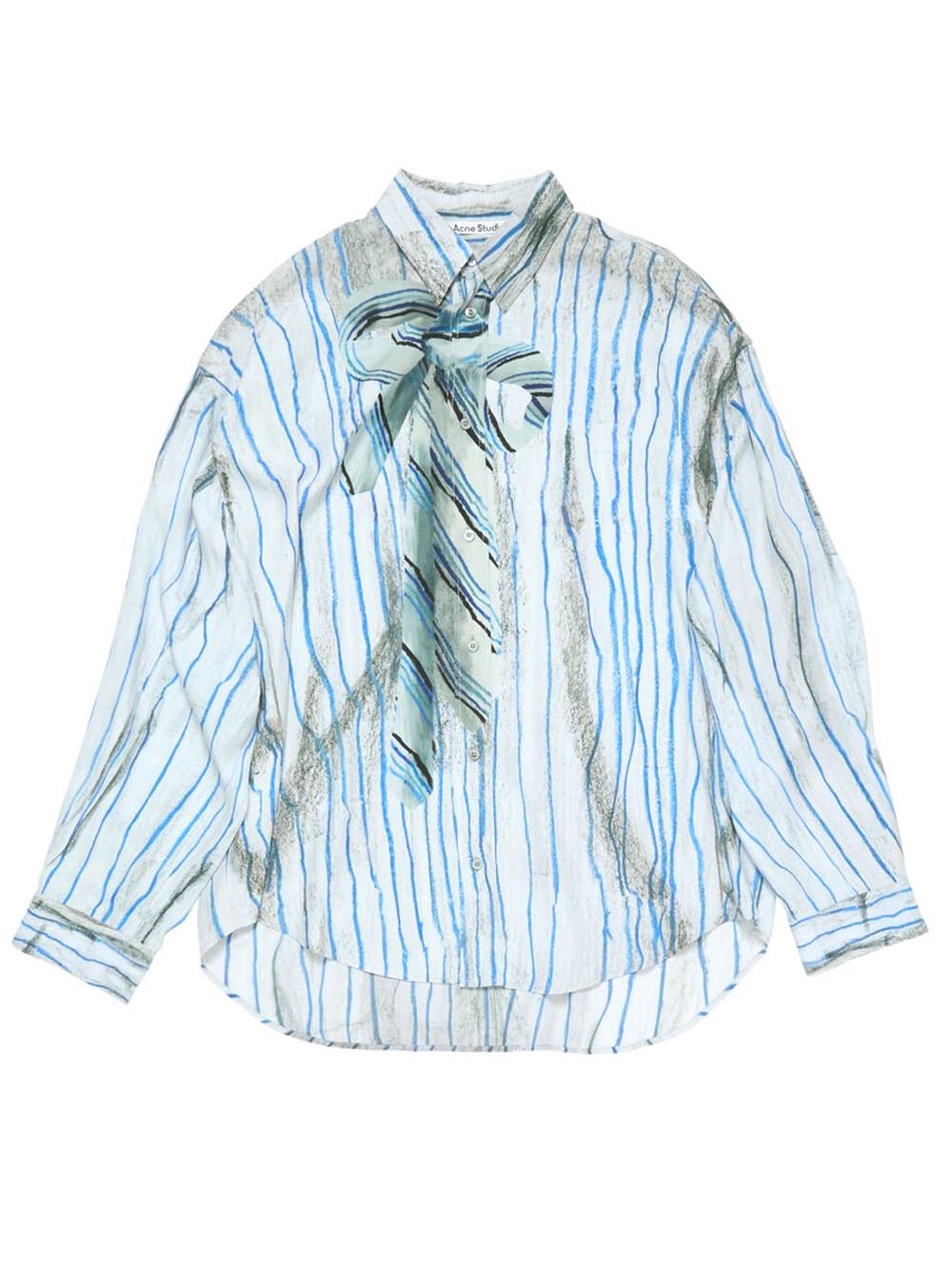 ACNE STUDIOS-Printed Button-up Shirt-