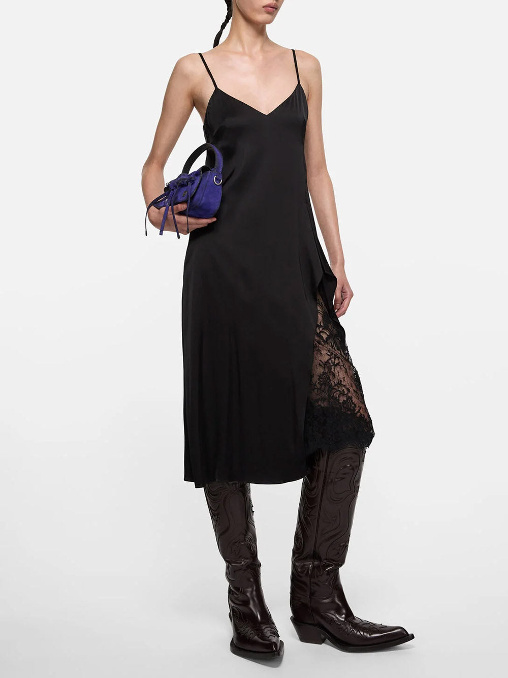 ACNE STUDIOS-Satin dress-