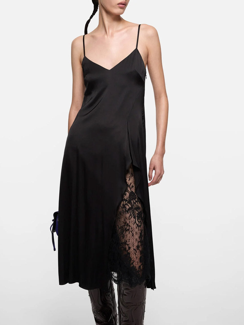 ACNE STUDIOS-Satin dress-