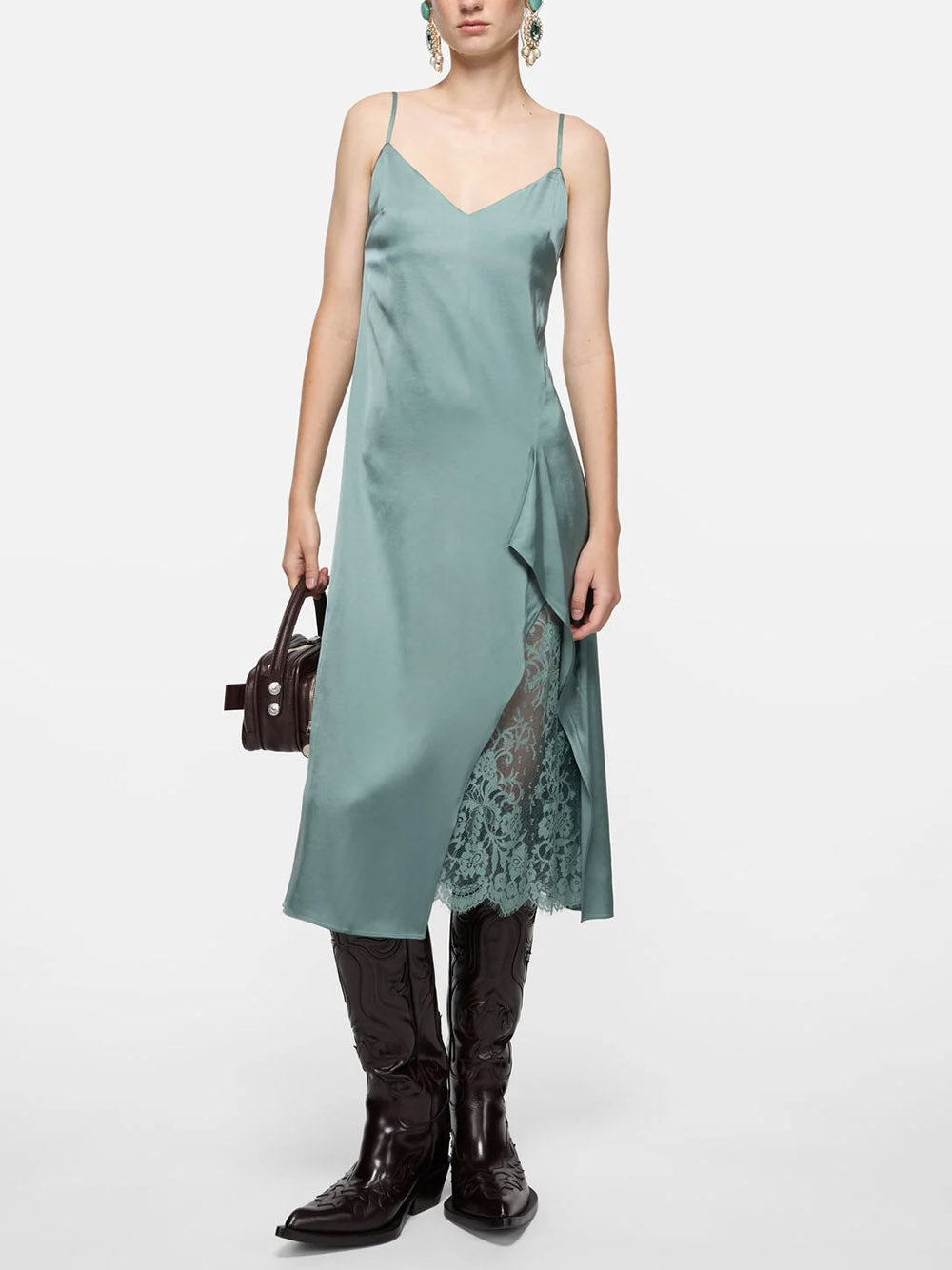 ACNE STUDIOS-Satin dress-