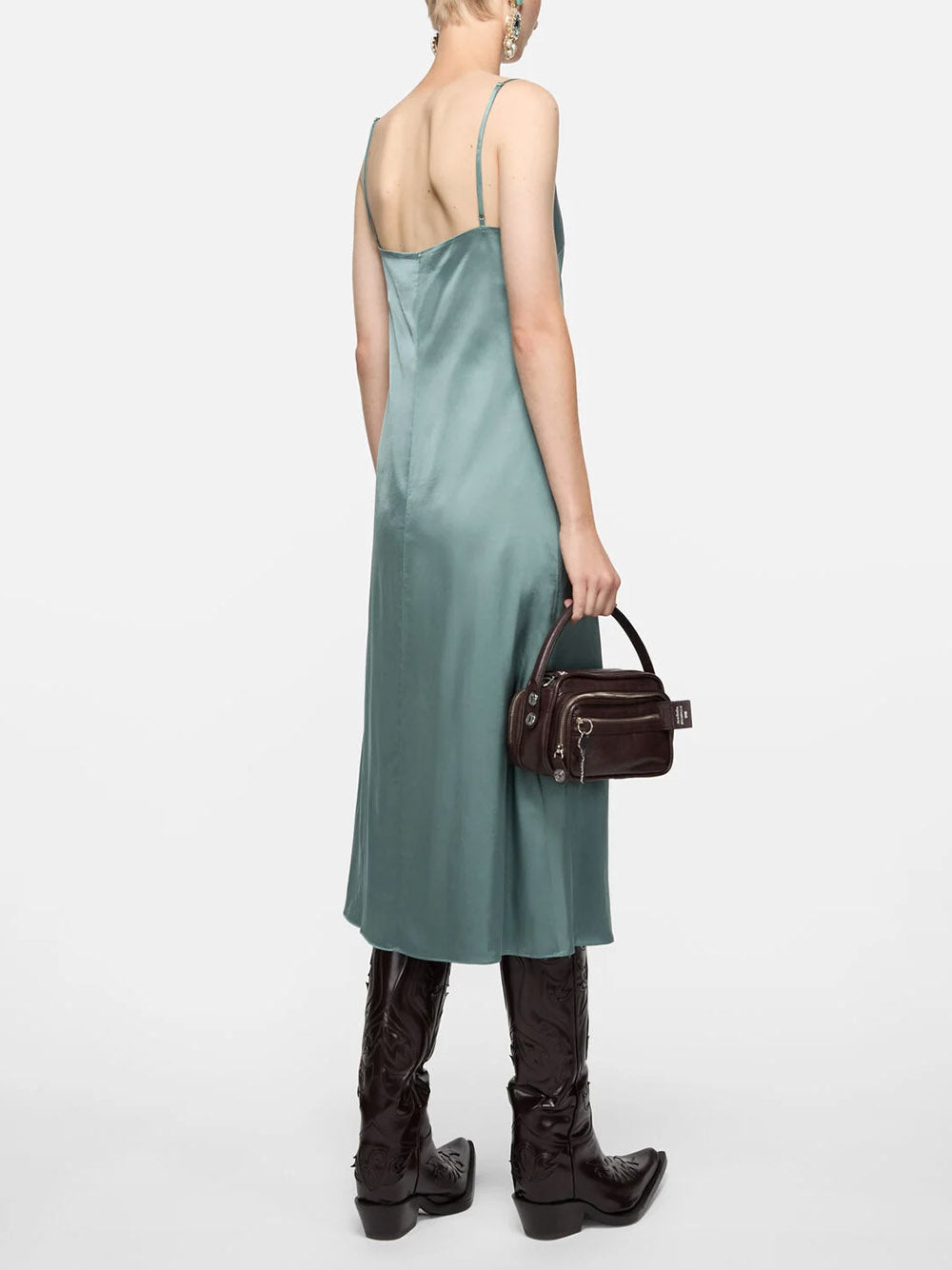 ACNE STUDIOS-Satin dress-