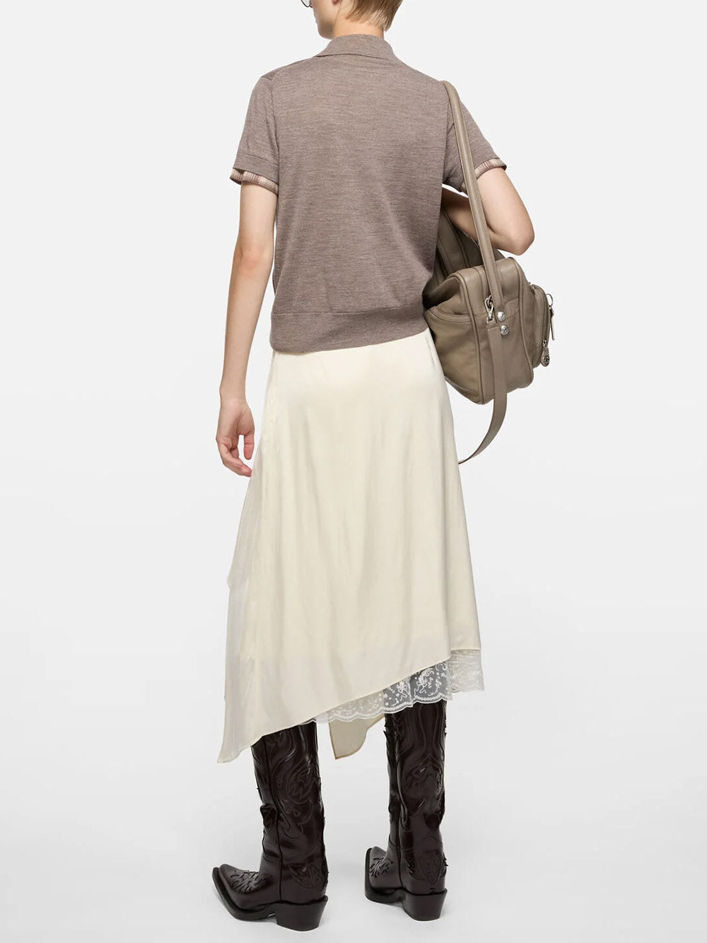 ACNE STUDIOS-Satin skirt-