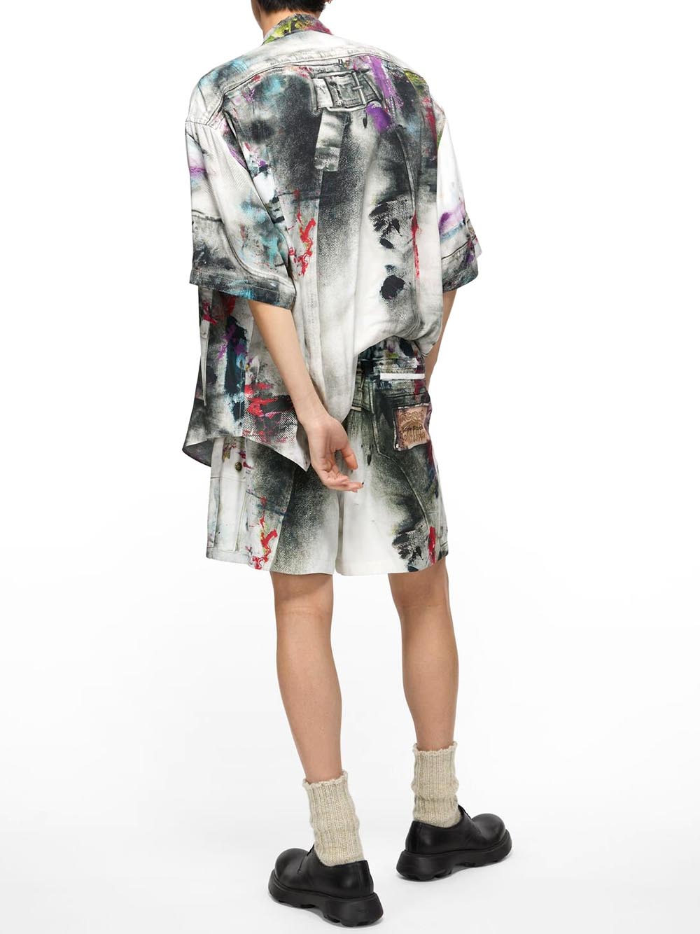 ACNE STUDIOS-Shorts printed-