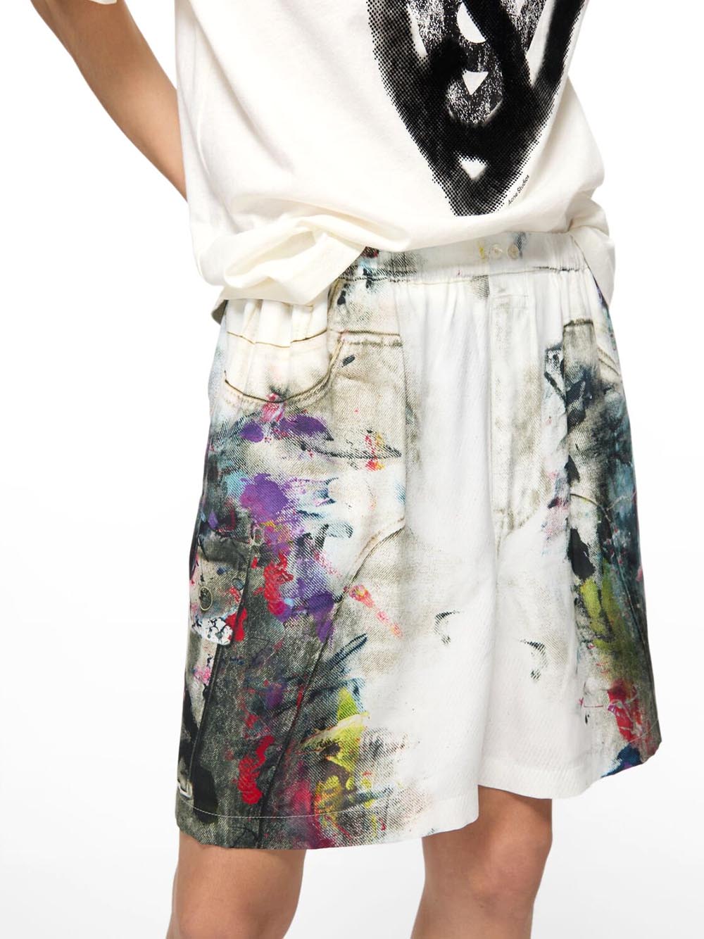 ACNE STUDIOS-Shorts printed-