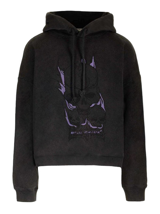 ACNE STUDIOS-SKULL HOODIE-
