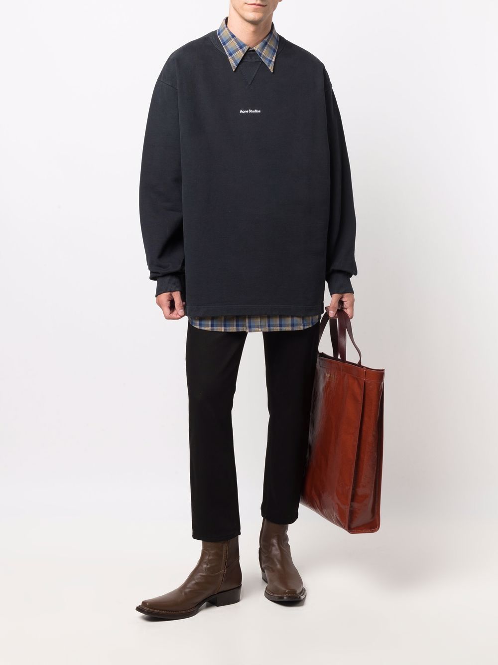 ACNE STUDIOS-Sweatshirts-BI0138 900