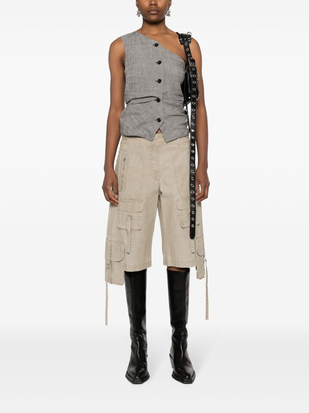 ACNE STUDIOS-WAISTCOAT TOP-AC0661 990