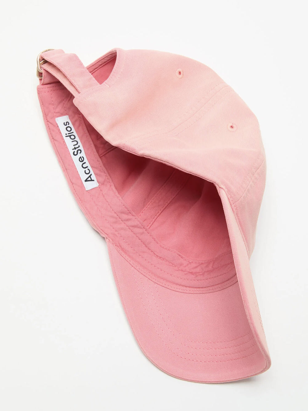 ACNE STUDIOS-Washed fabric logo baseball cap-