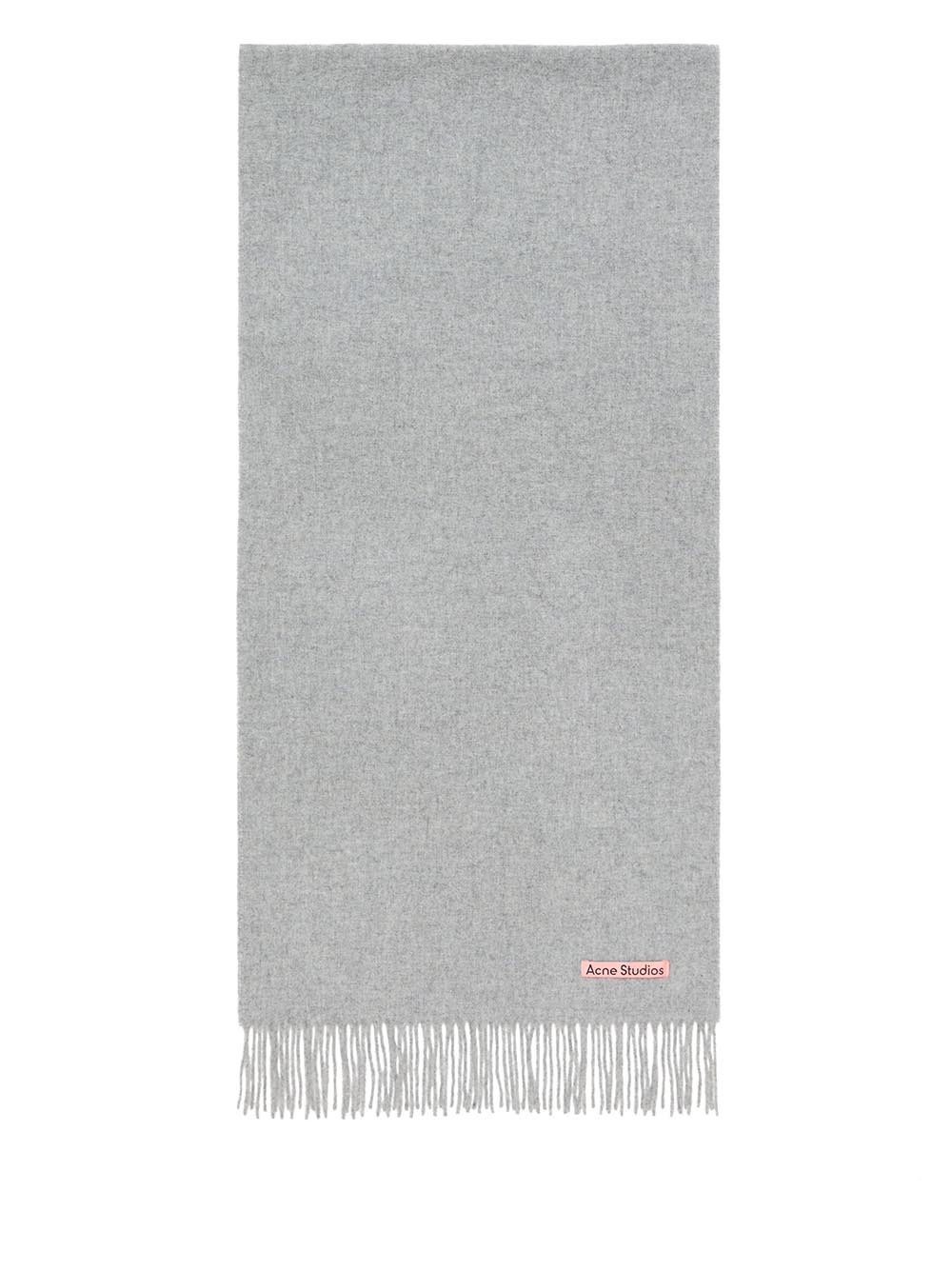 ACNE STUDIOS-Wool Scarf with Fringes-