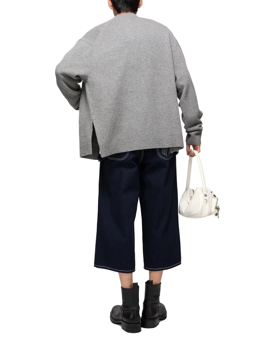 ACNE STUDIOS-Wool V-Neck Cardigan-