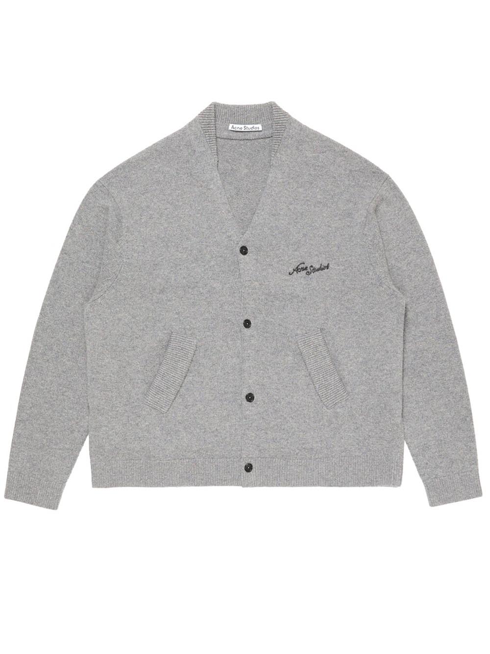ACNE STUDIOS-Wool V-Neck Cardigan-