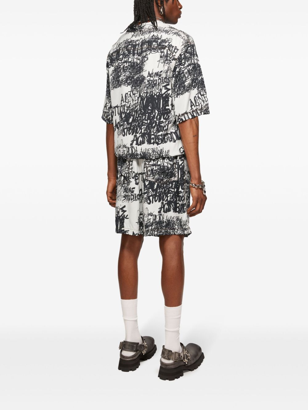 ACNE STUDIOS-WOVEN SHORTS-