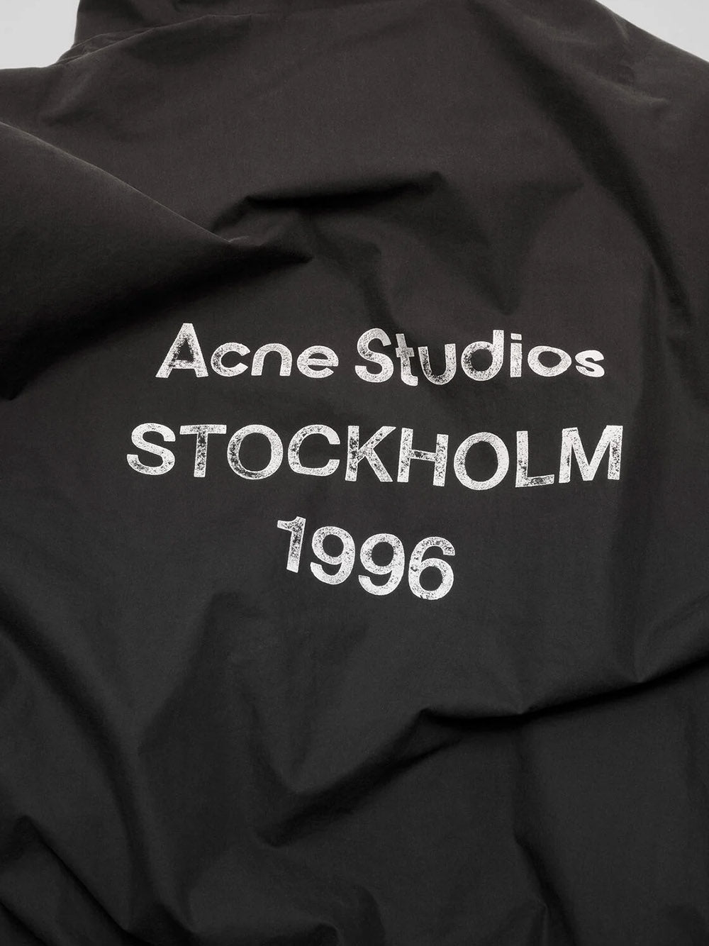 ACNE STUDIOS-Zip-up jacket with logo-B90863 900 – Dope