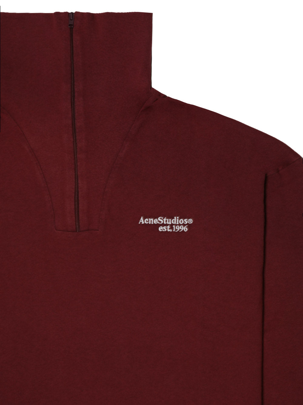 ACNE STUDIOS-Zip-up logo sweatshirt-BI0220 ACE – Dope