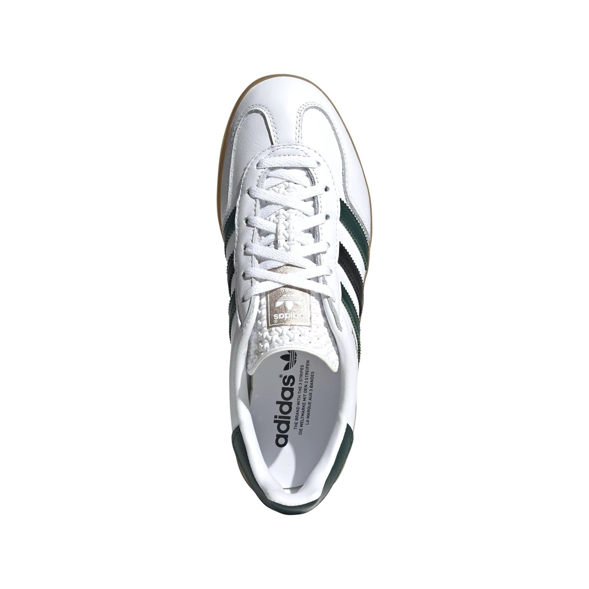 ADIDAS ORIGINALS-GAZELLE INDOOR W-IE2957 FTWWHT/CGREEN/CBLACK