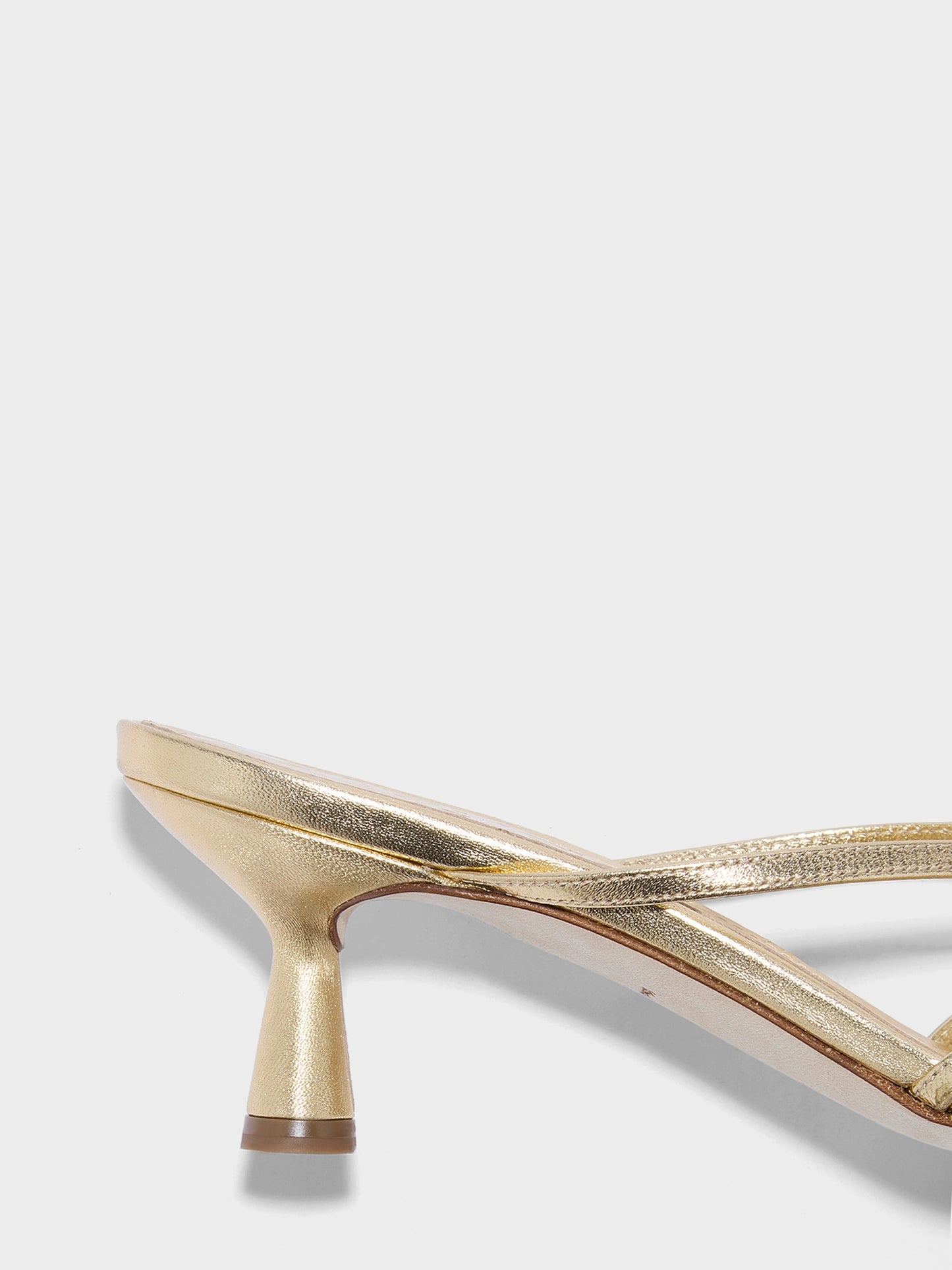 AEYDE-ABBY LAMINATED NAPPA LEATHER GOLD-