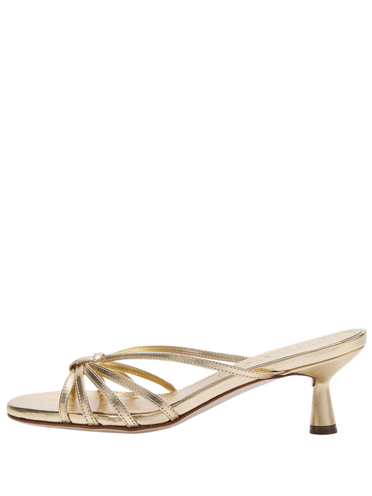 AEYDE-ABBY LAMINATED NAPPA LEATHER GOLD-