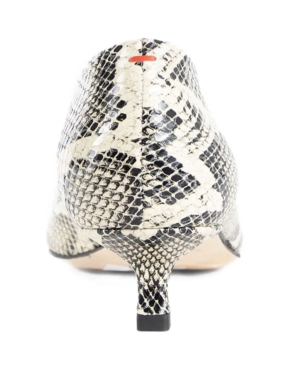 AEYDE-CLARA SNAKE PRINT CALF LEATHER CREAMY-