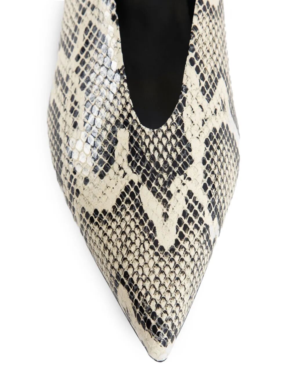 AEYDE-CLARA SNAKE PRINT CALF LEATHER CREAMY-