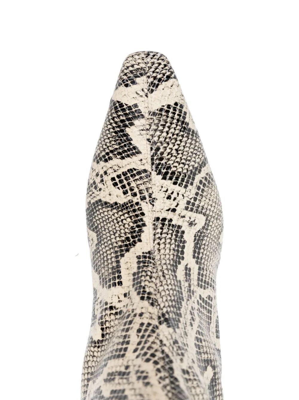 AEYDE-ELINA SNAKE PRINT CALF LEATHER CREAMY-